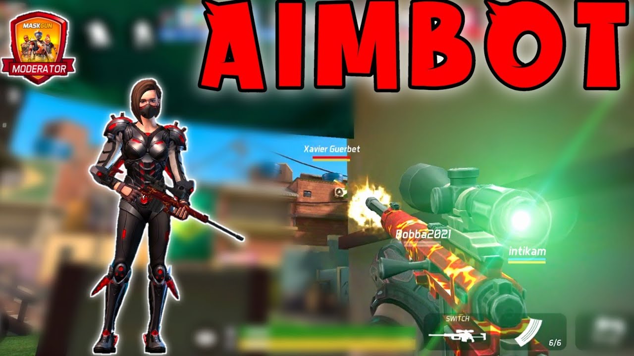 THIS NEW FEMALE SKIN GIVES YOU AIMBOT😯😯😯 | MASKGUN FPS SNIPER GAMEPLAY