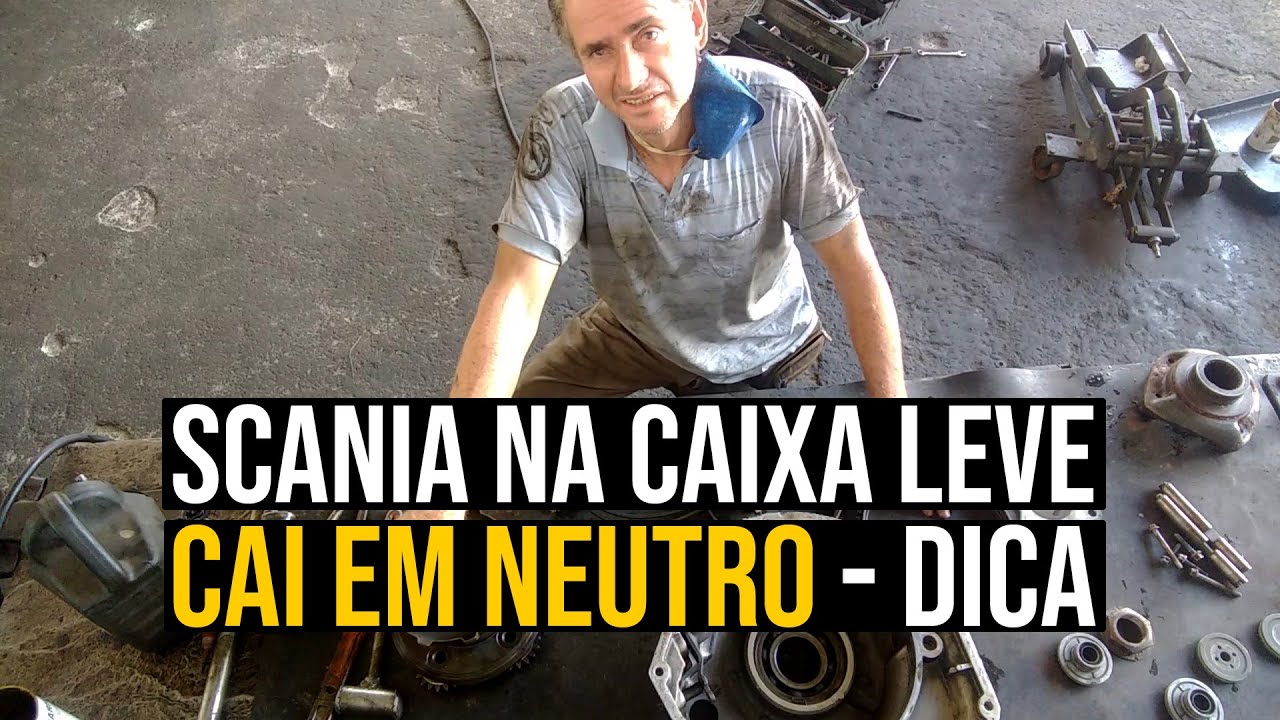 Scania na caixa leve cai em neutro | Dica