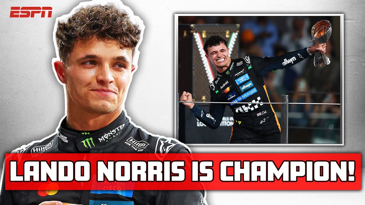 Lando Norris Secures His FIRST F1 World Championship!