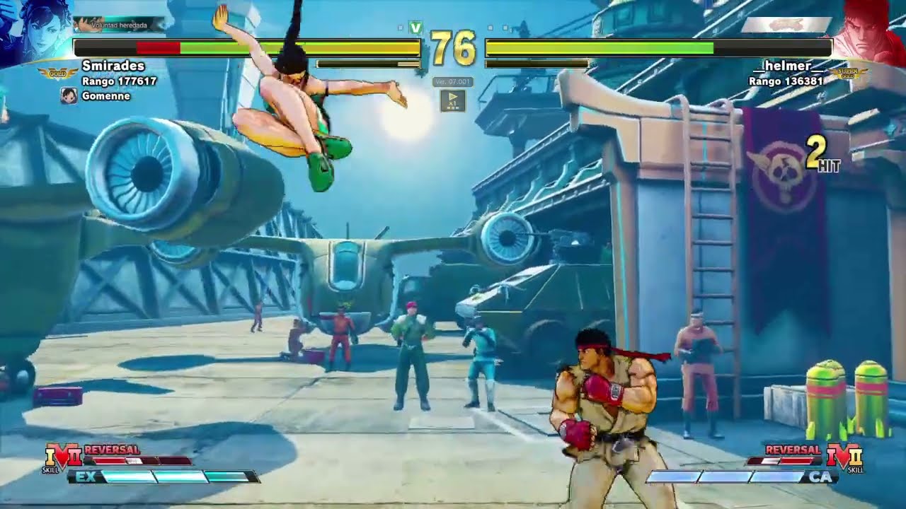 STREET FIGHTER V -  Chun LI VS Ryu