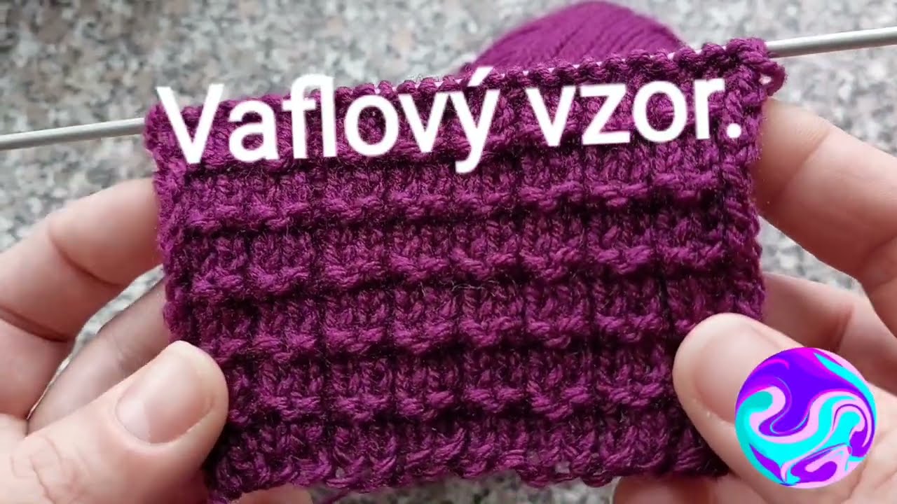 129. Vaflový vzor.  Krok za krokom 👢👢.