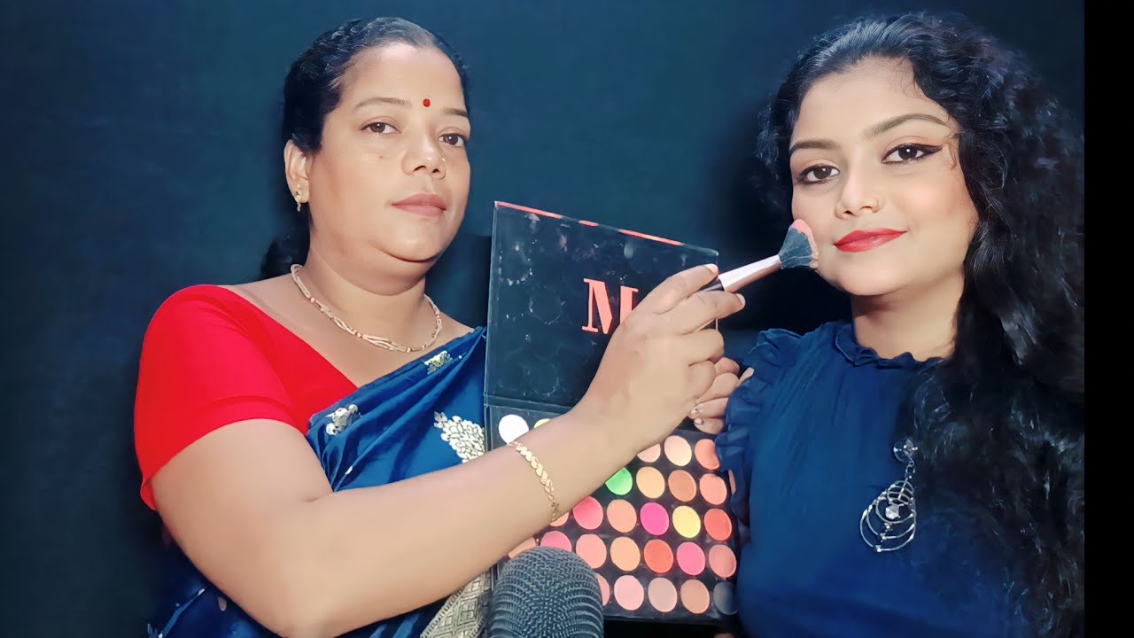ASMR My Mom Does My Makeup 💄