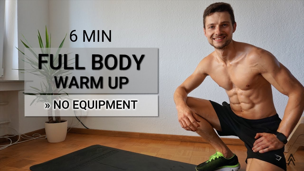 6 MIN FULL BODY WARM-UP | Pre-Workout | No Equipment | Home Workout | Kai Brinkmann