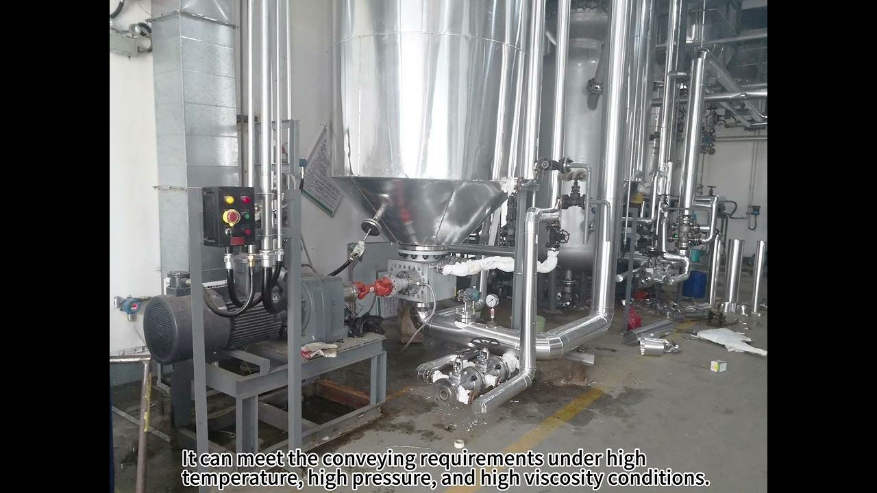 Chemical industry-used SAM plastic resin transfer reactor kettle pressure-boosting gear pump