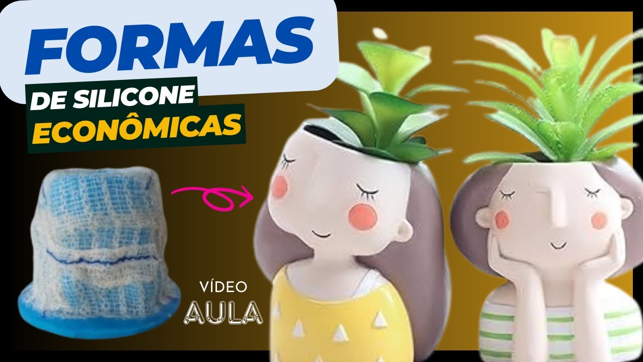 FORMA DE SILICONE ECONÔMICA | como fazer formas de silicone economica passo a passo