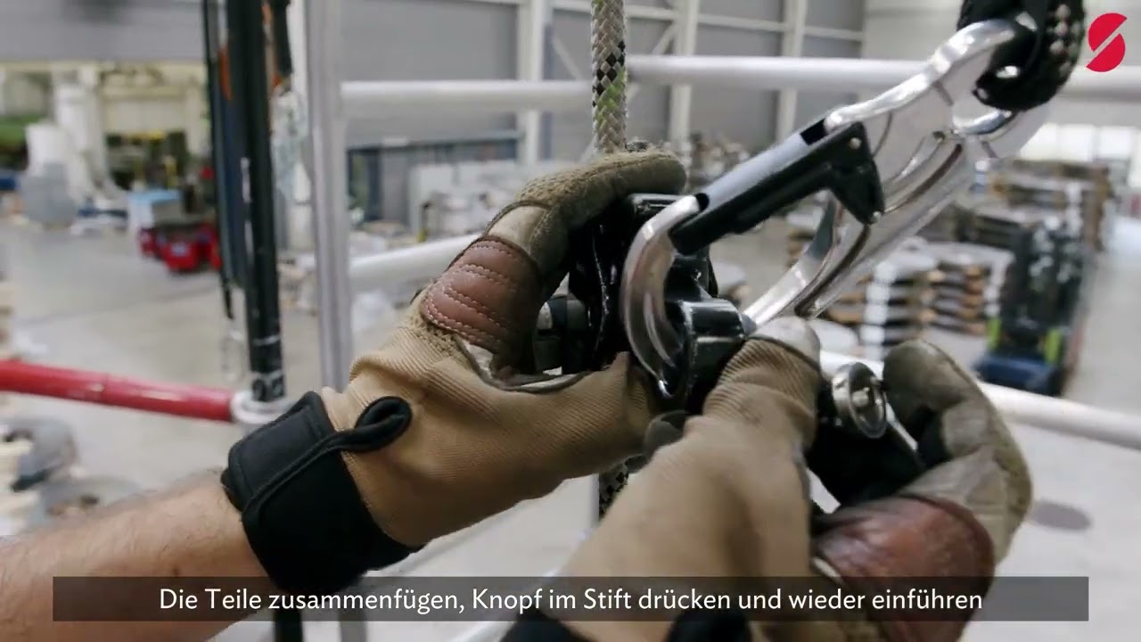 Schachtrettung nach oben mit Akkuschrauber &ndash; Muff Sicherheitstechnik
