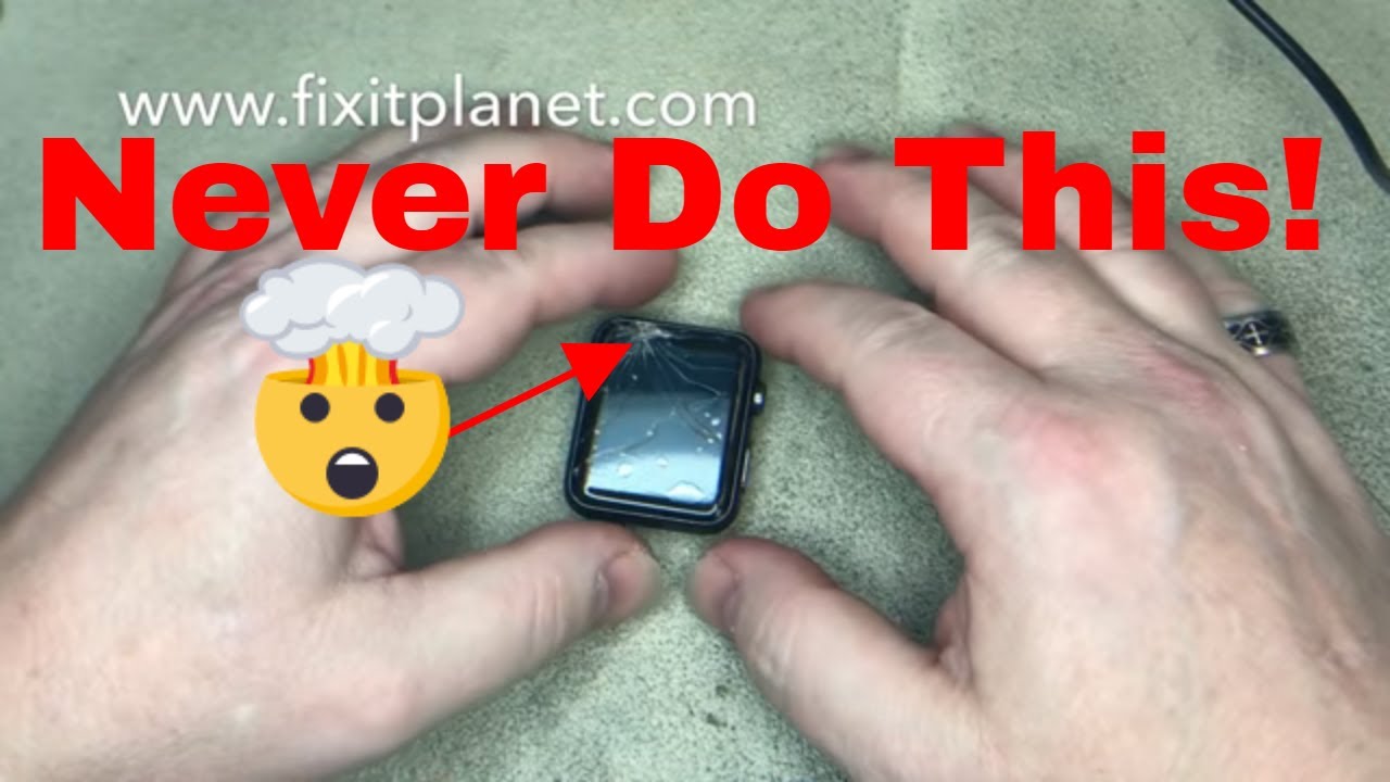Apple Watch Series 1 Screen Replacement From Start To Finish.
