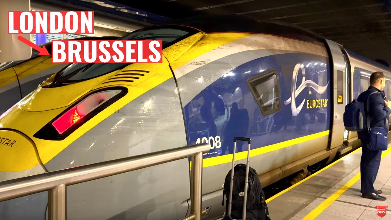 UNDER SEA High Speed Train - Eurostar - LONDON to BELGIUM