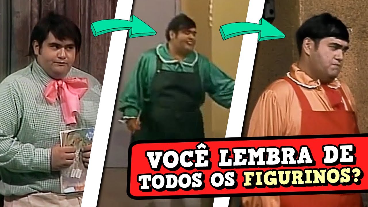 EVOLUÇÃO das ROUPAS do NHONHO, Prof. GIRAFALES, Sr. BARRIGA, GODINEZ e JAIMINHO!!