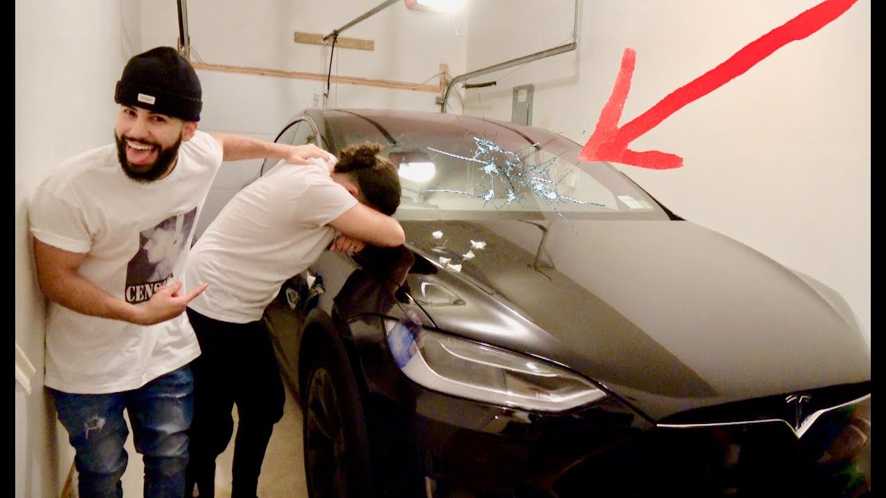 BROKE MY BROTHER'S NEW CAR PRANK!!!