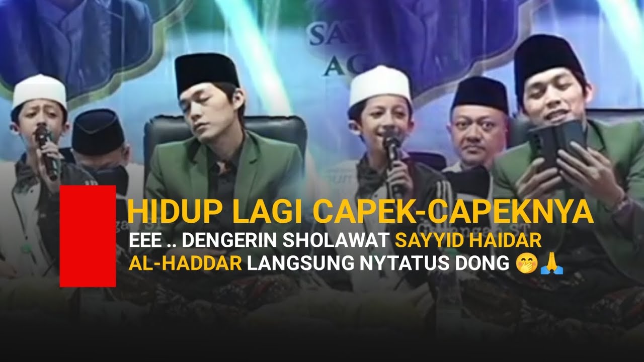 🛑 GUS IQDAM BERSAMA SAYYID HAIDAR ALHADDAR✨ | Sholawat Almadad Ya Rasulallah ✨