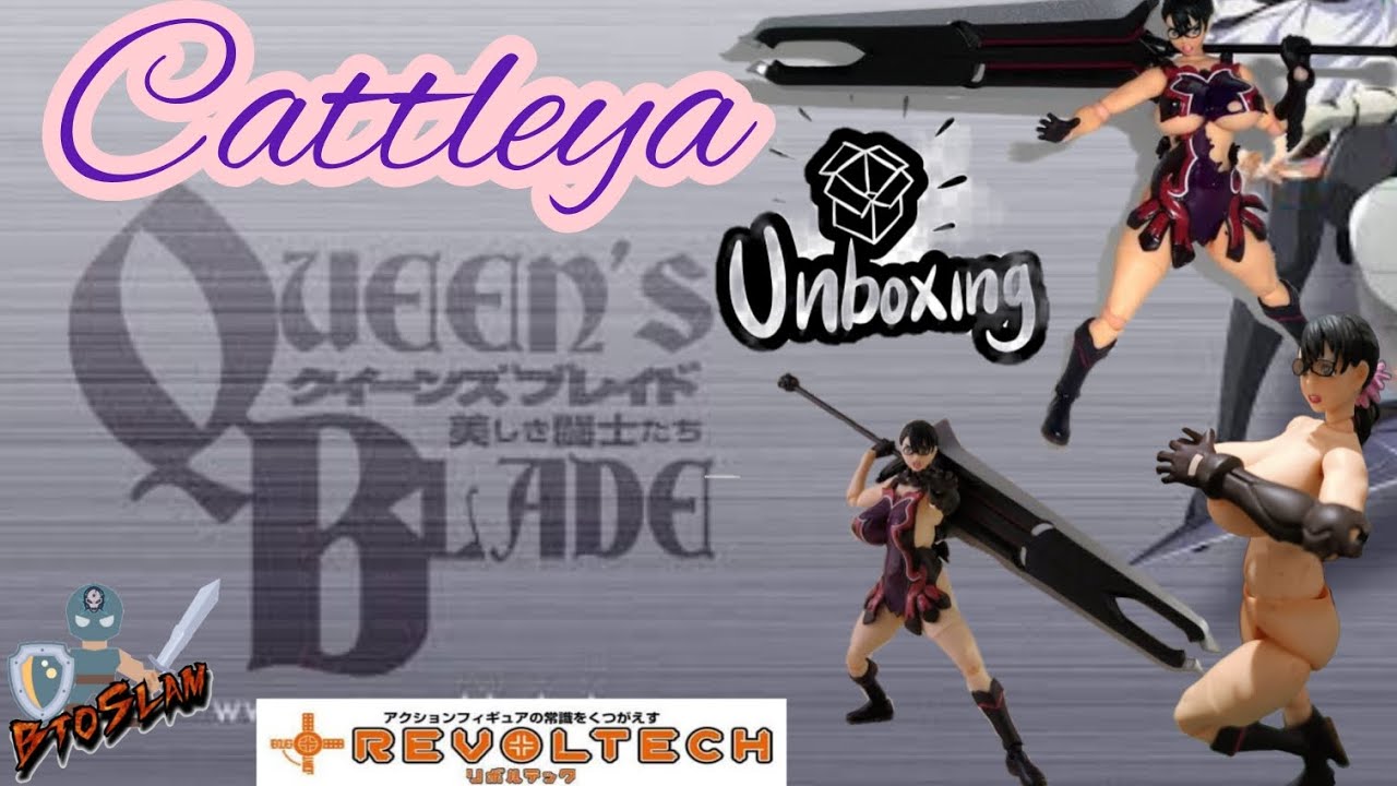 Unboxing de Cattleya del anime Queen Blades  de la línea Revoltech.