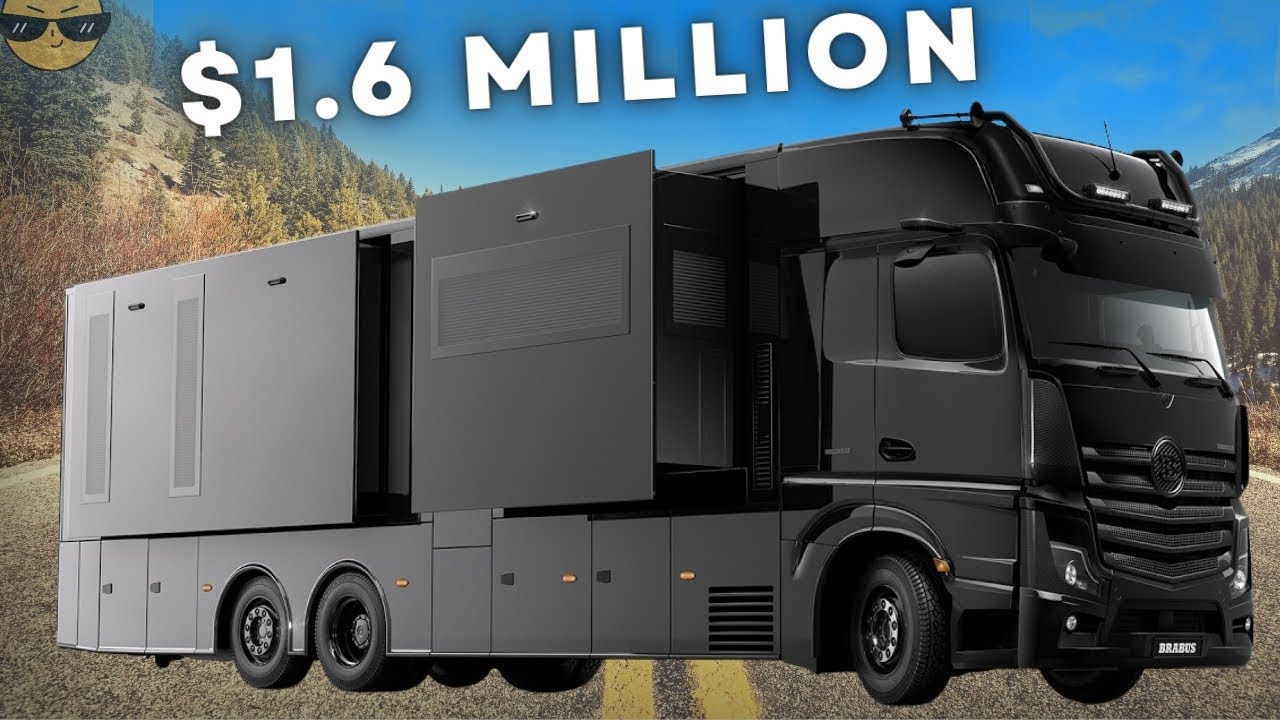 Роскошный автодом Mercedes-Benz Actros BRABUS BIG BOY 1200 2027 года выпуска.