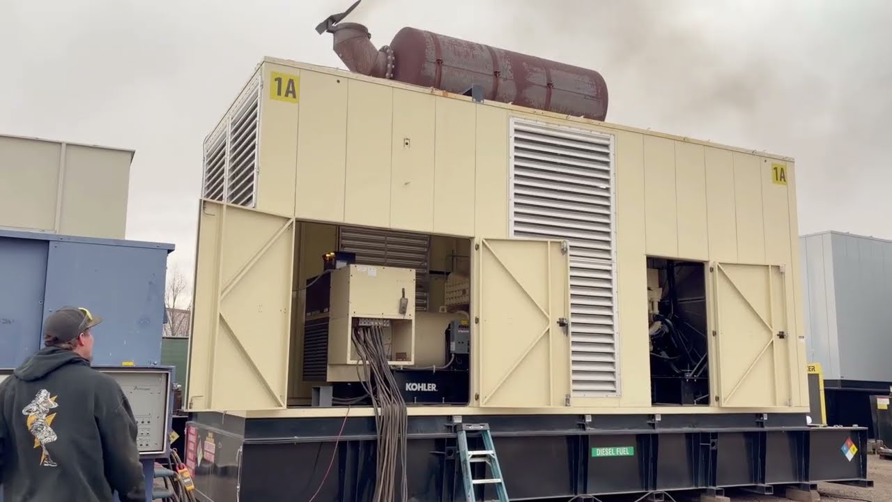 2250kW Kohler Rehlko Diesel Generator LOAD BANK TEST | 3-Phase, 480V Unit 91801