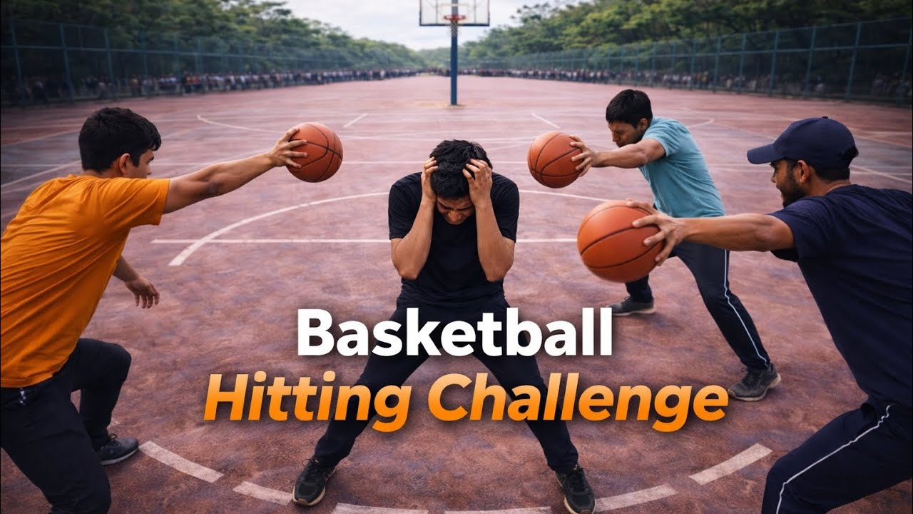 🔥 “Ultimate Basketball Hitting Challenge – No Mercy Edition”#video #viral 