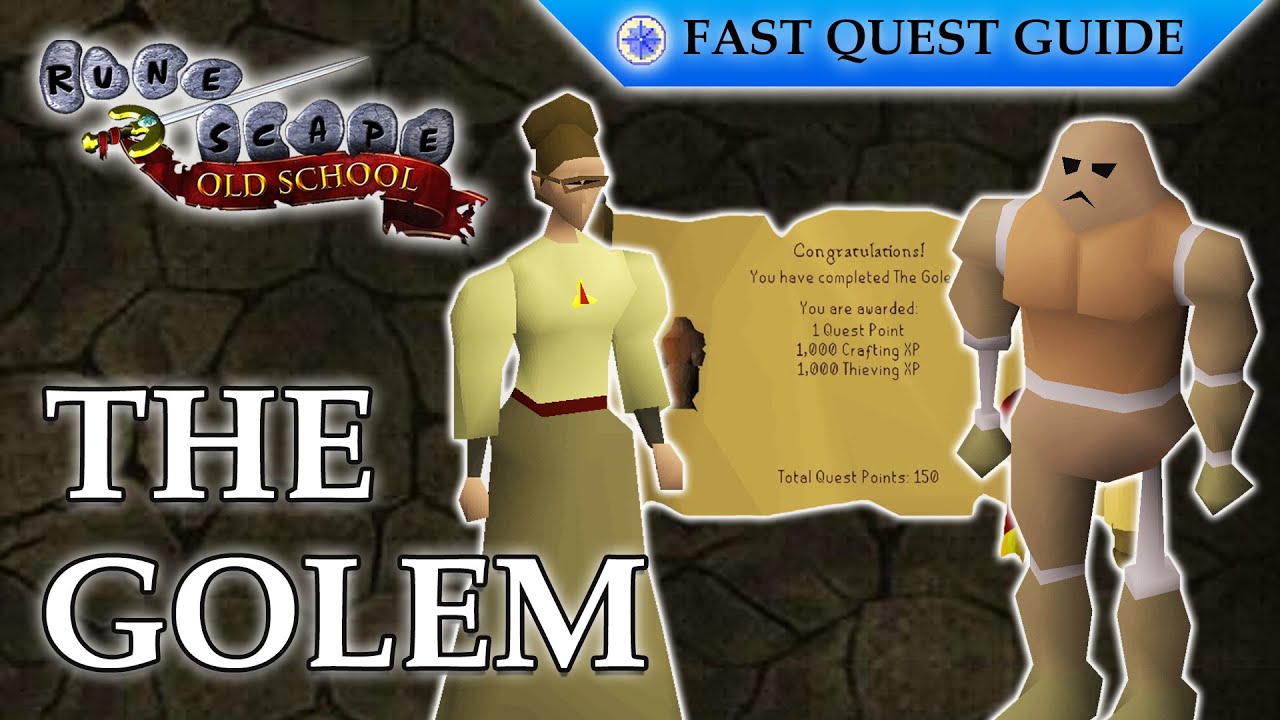 The Golem Quest | OSRS Quality Quick Guide [2024]