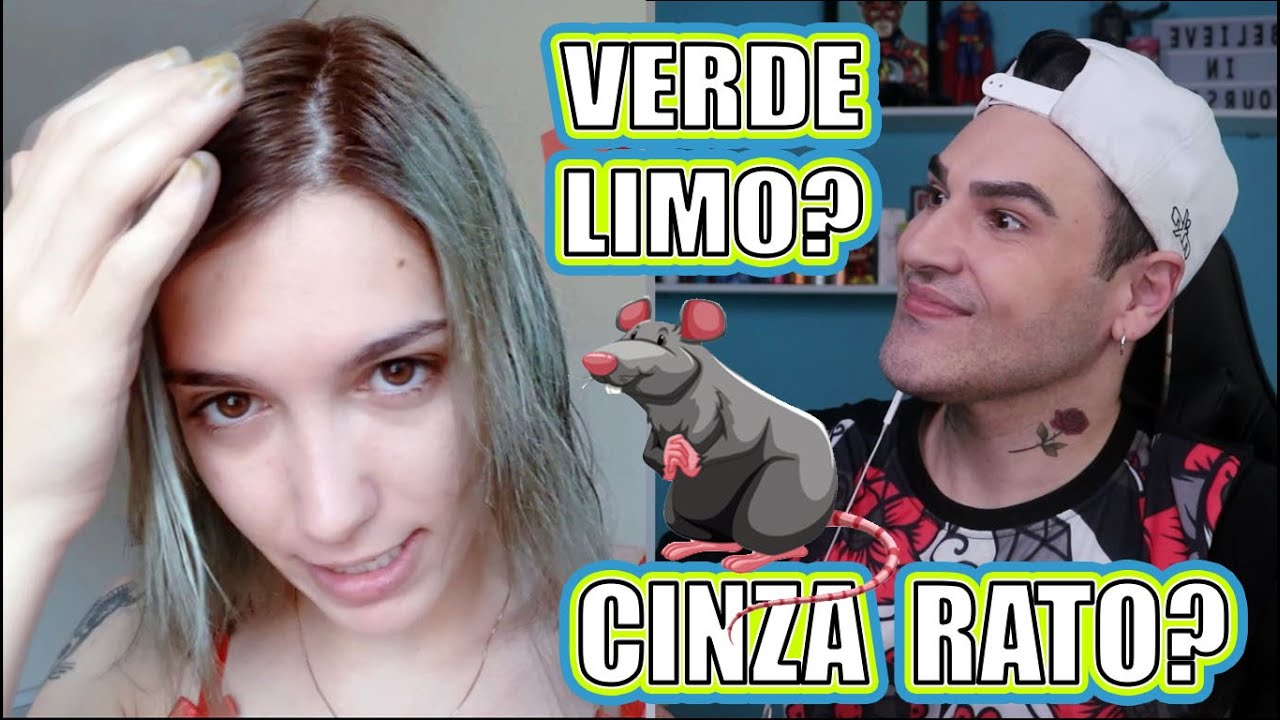 O CABELO FICOU VERDE 🤢