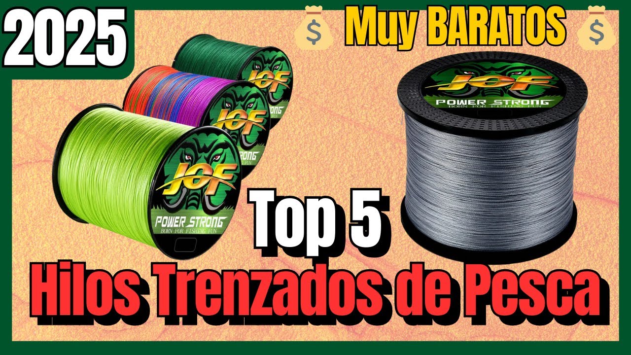 🔥 Los 5 mejores HILOS TRENZADOS DE PESCA BARATOS de Aliexpress [2025] Sedal Trenzado, Línea de Pesca