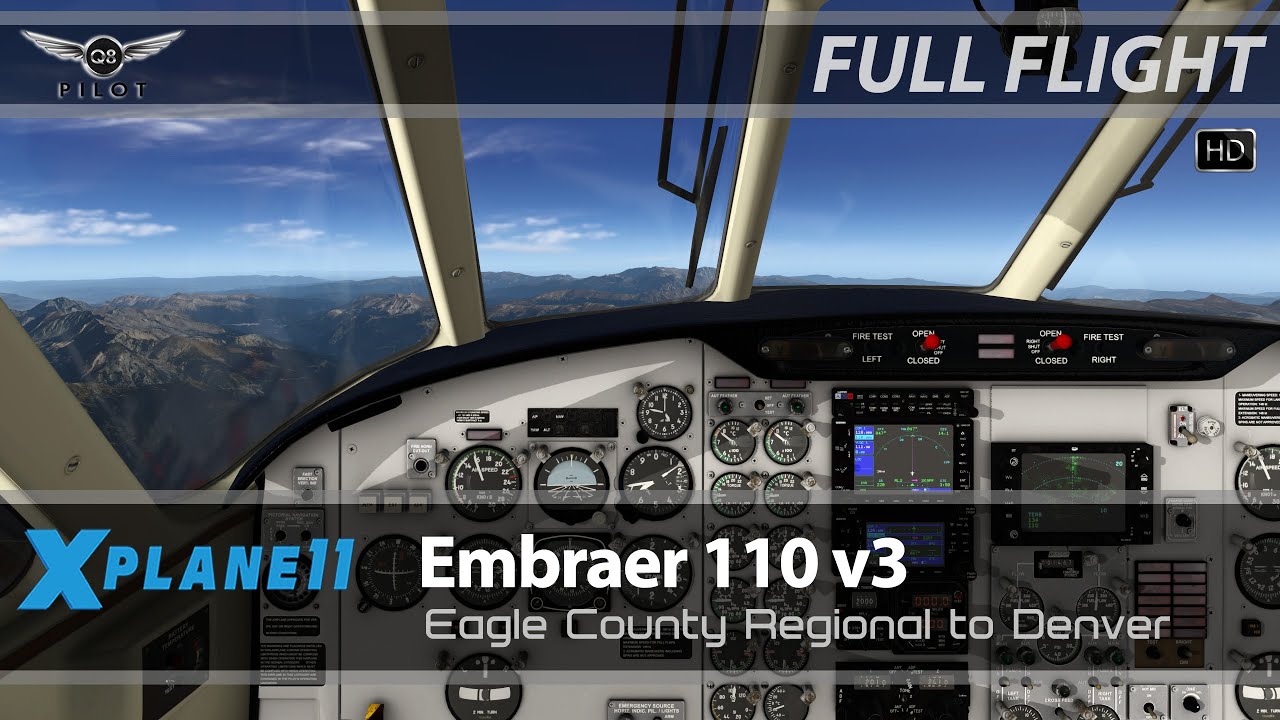 Dreamfoil Embraer EMB-110 v3 | КЕГЕ в KDEN | Икс-Плейн 11