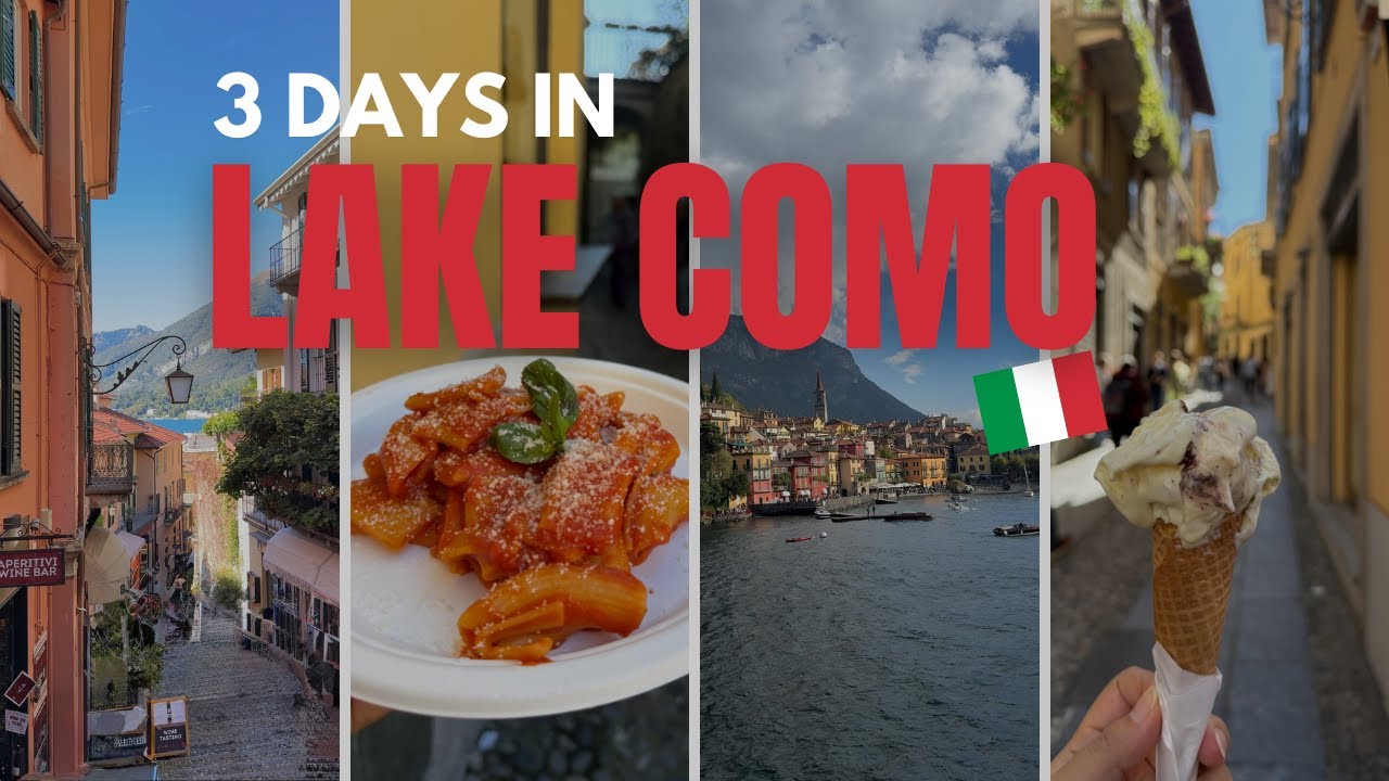 3 Days in Lake Como, Italy | Varenna, Bellagio, Menaggio & Como City |