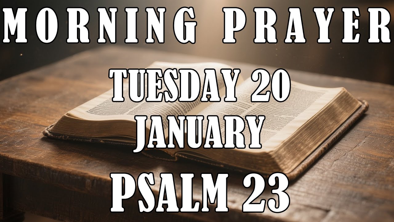 MORNING PRAYER – Tuesday, January 20 – Psalm 23 For Surrendering Your Day to the Good Shepherd