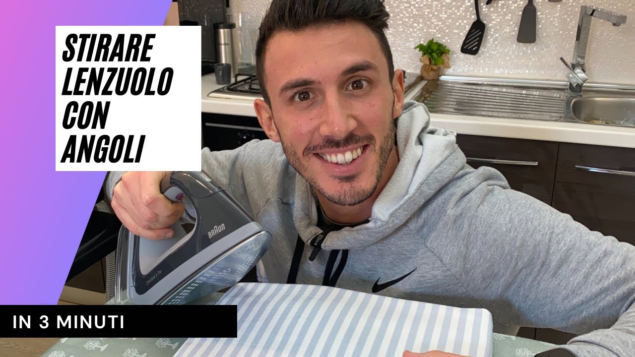 Come stirare (velocemente) un lenzuolo con angoli!