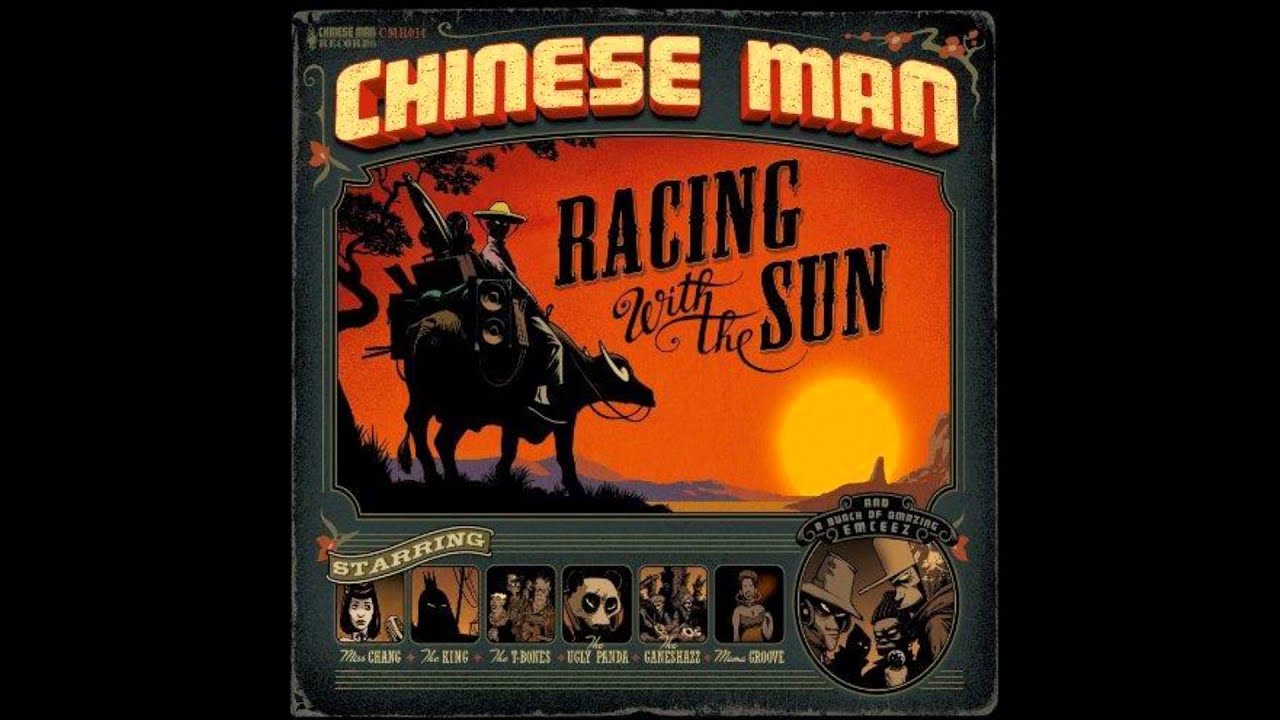 Chinese man. Racing with  the Sun