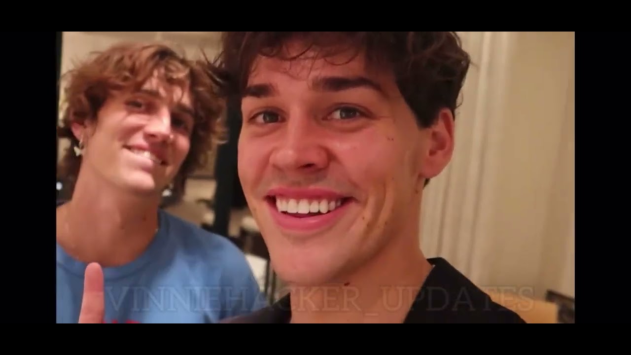 vinnie hacker in noah’s vlog (rus subs)