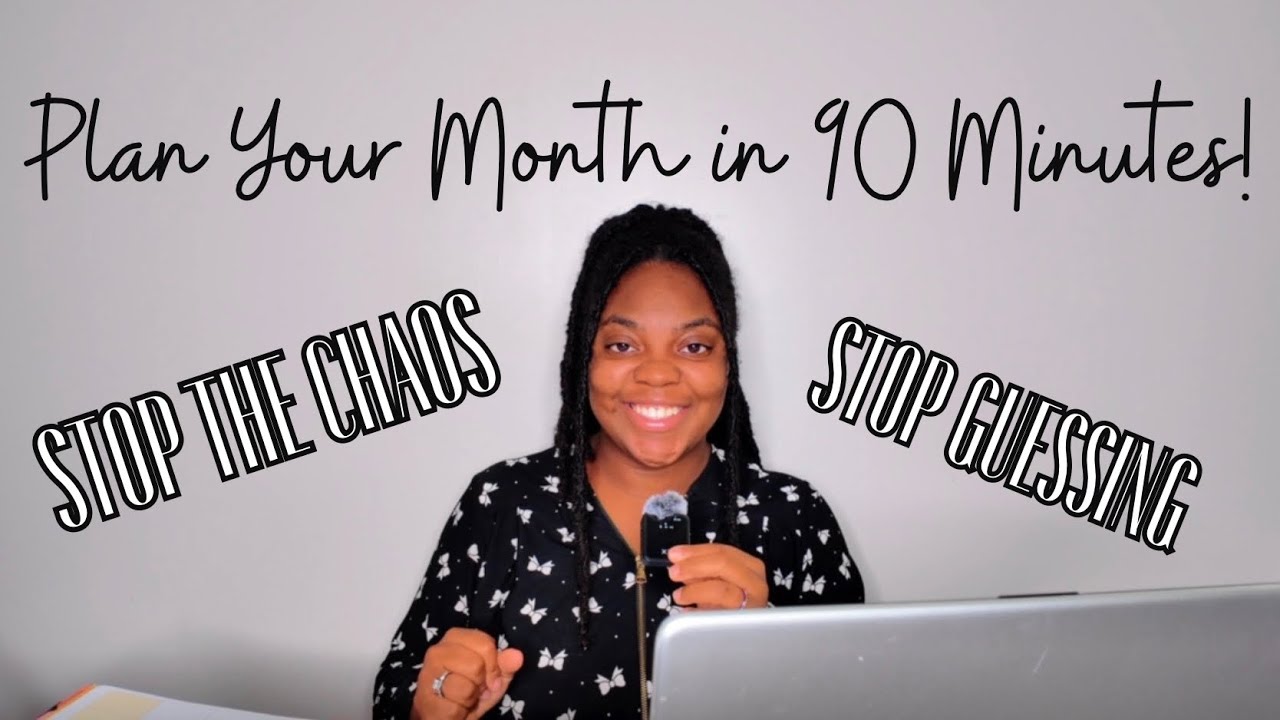 How I Plan My Entire Month in 90 Minutes | SAHM + Business Owner Productivity