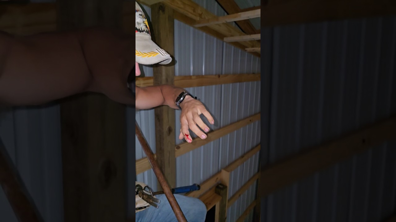 When you're not good with nail gun