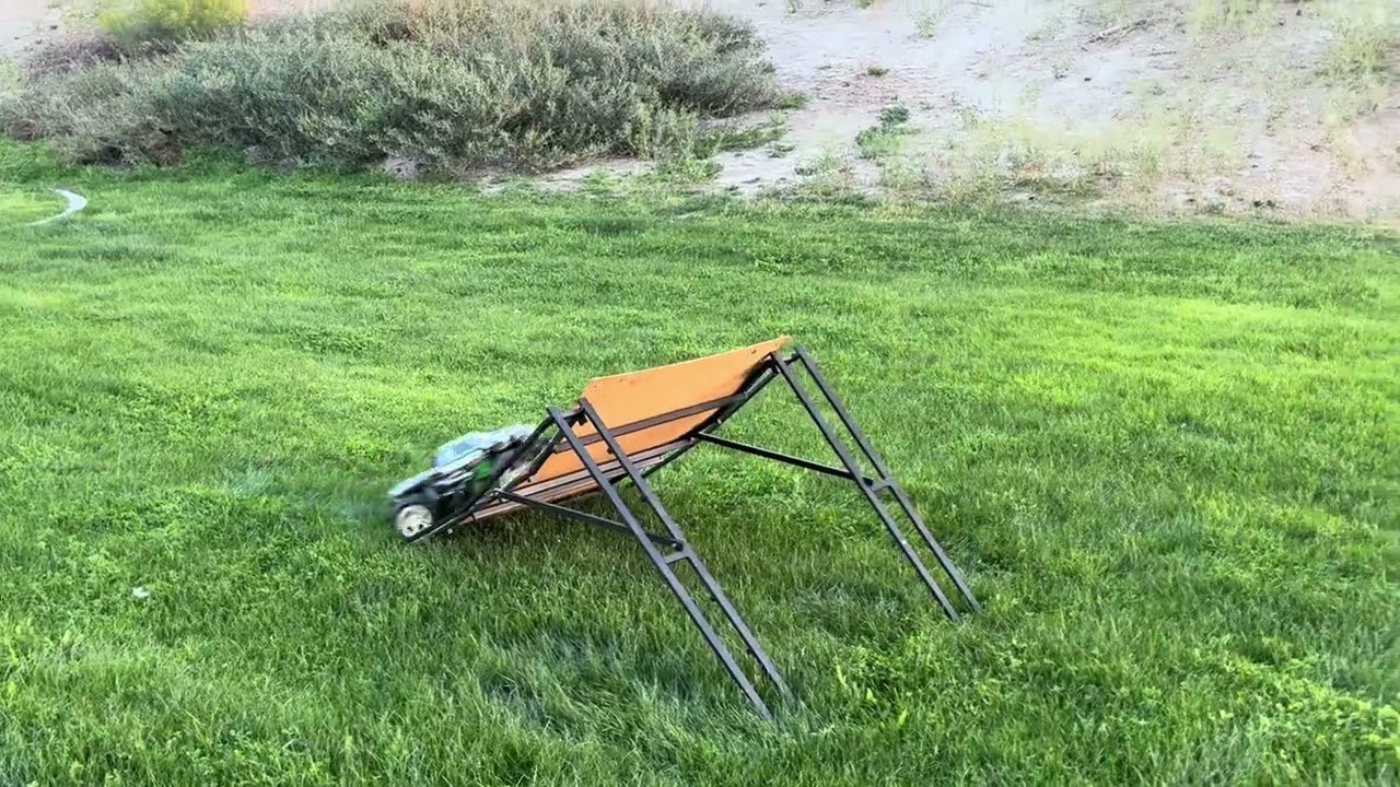 Traxxas nitro Revo from eBay running rich and loud 