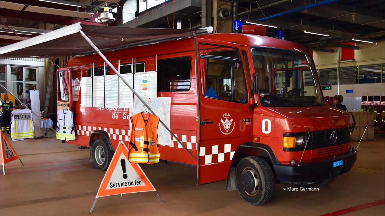 Portes ouvertes de Gen&egrave;ve A&eacute;roport pour les 75 ans des pompiers 🚒 - 13.mai.2023 (@GeneveAeroport)