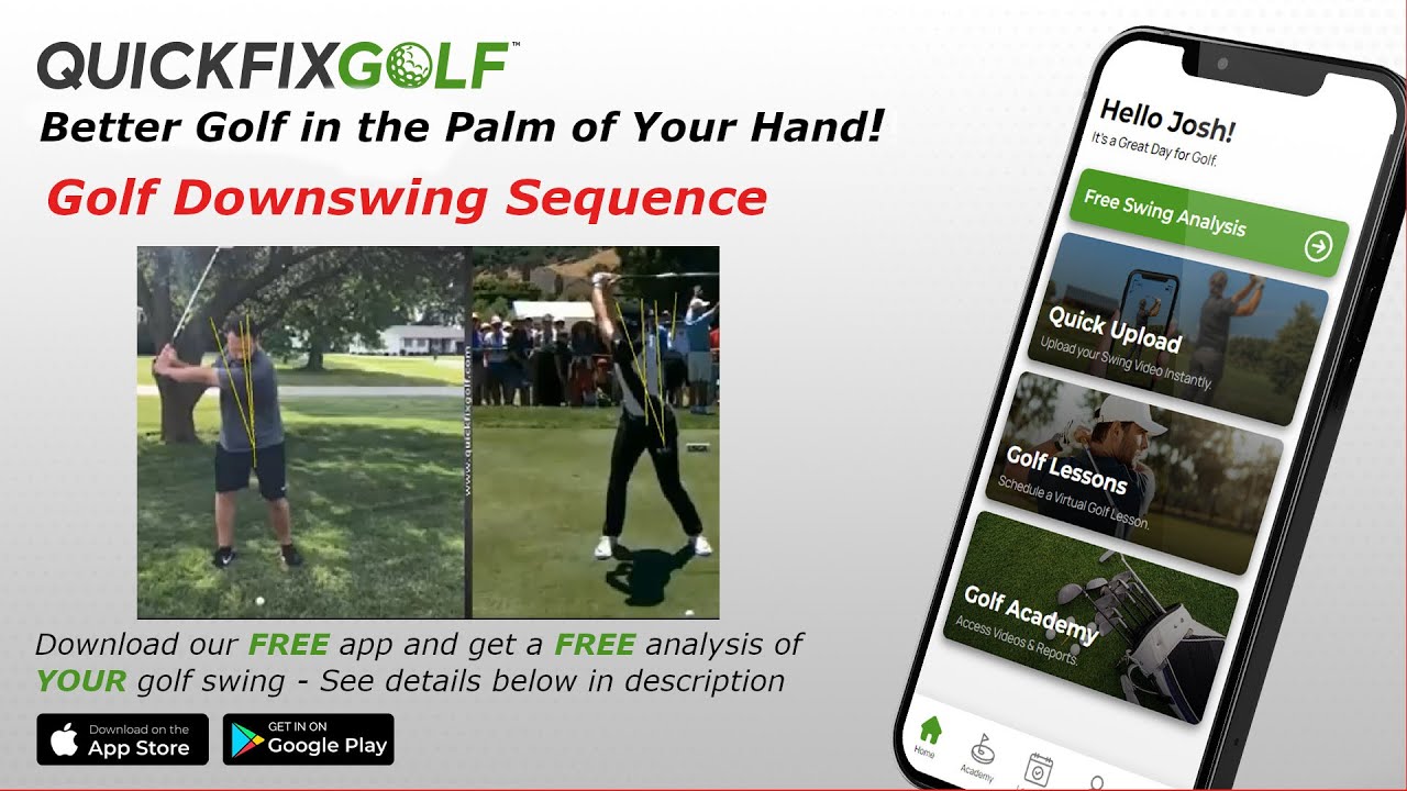 The Golf Down Swing Sequence