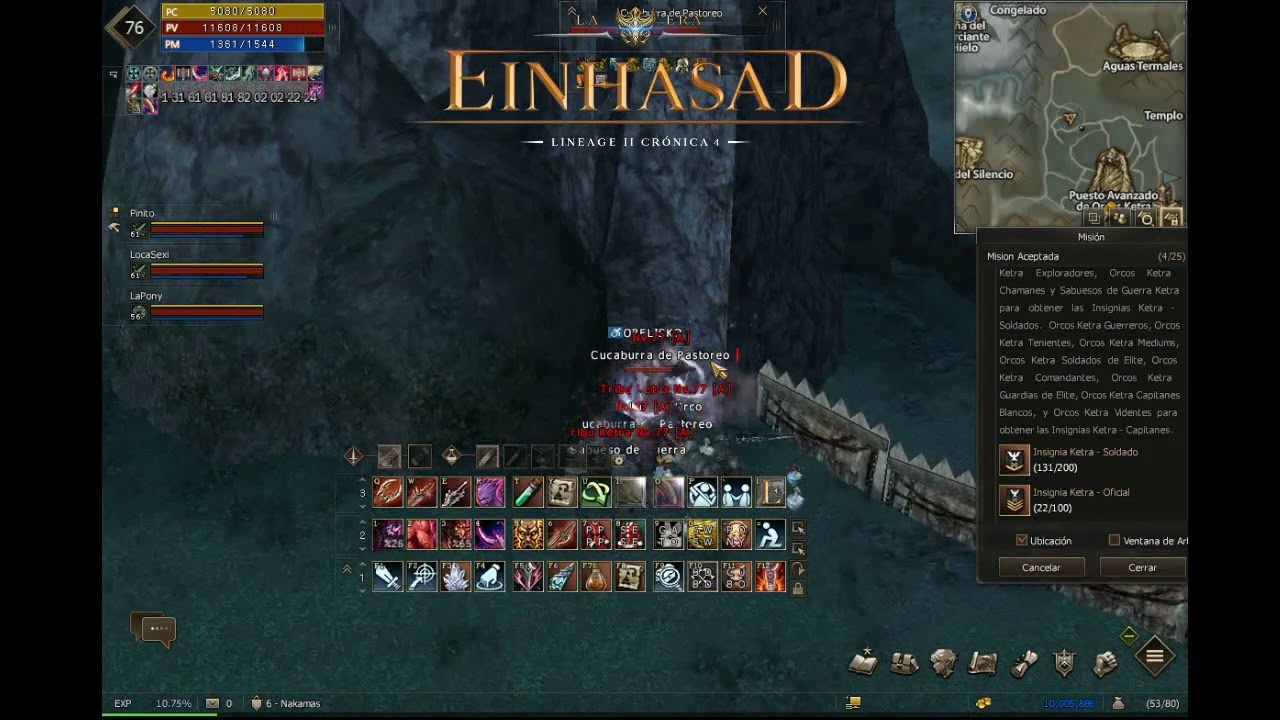 DIA 19, ALIANZA LVL 2, LA ERA DE EINHASAD