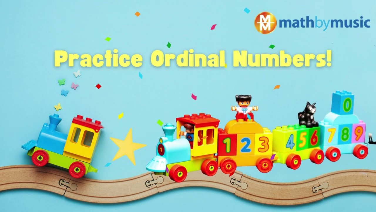 Ordinal Numbers 1st–20th 🚂 | “Hey Little Engine” Math Song + Sequencing Train | Math by Music