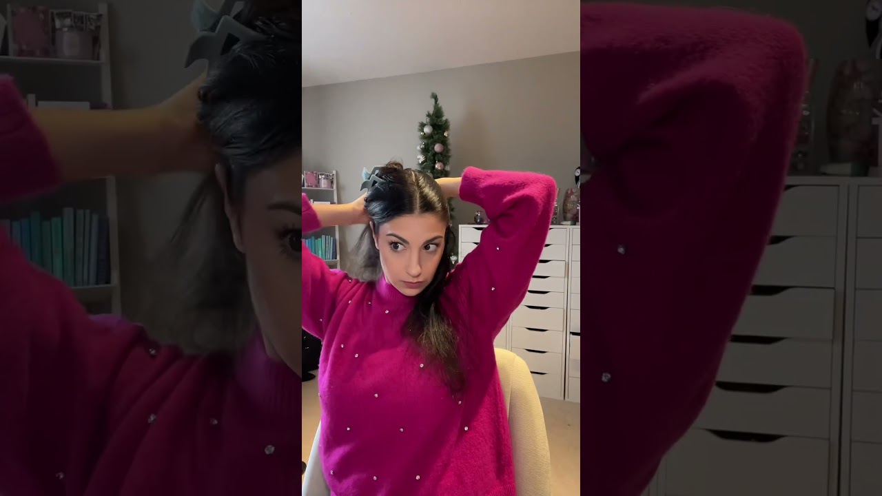 Perfect high ponytail that still gives length! #hairstyletutorial #ponytail #easyhairstyle