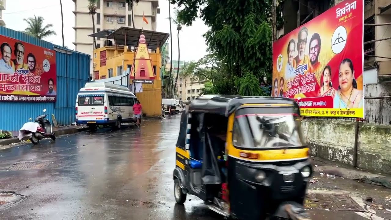 Mumbai Vlog - Tuk Tuk to Juhu Beach - Early Morning ride