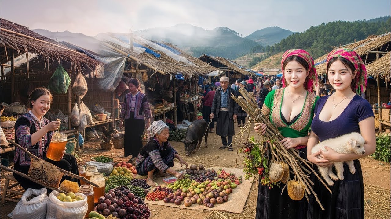 Vietnam's Unique Bridge Market - Buffalo Meat and Local Culture