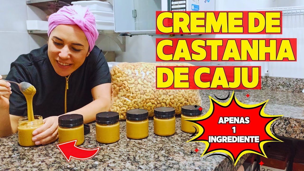 Como Fazer CREME DE CASTANHA DE CAJU na Fábrica de Chocolate | Tutorial Passo a Passo