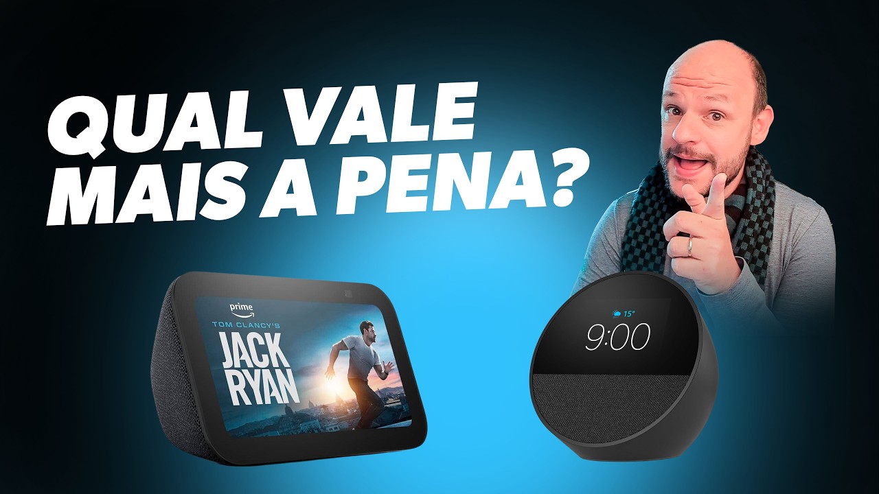 Melhor que Echo Spot? Echo Show 5 vale mais a pena? Qual é melhor?