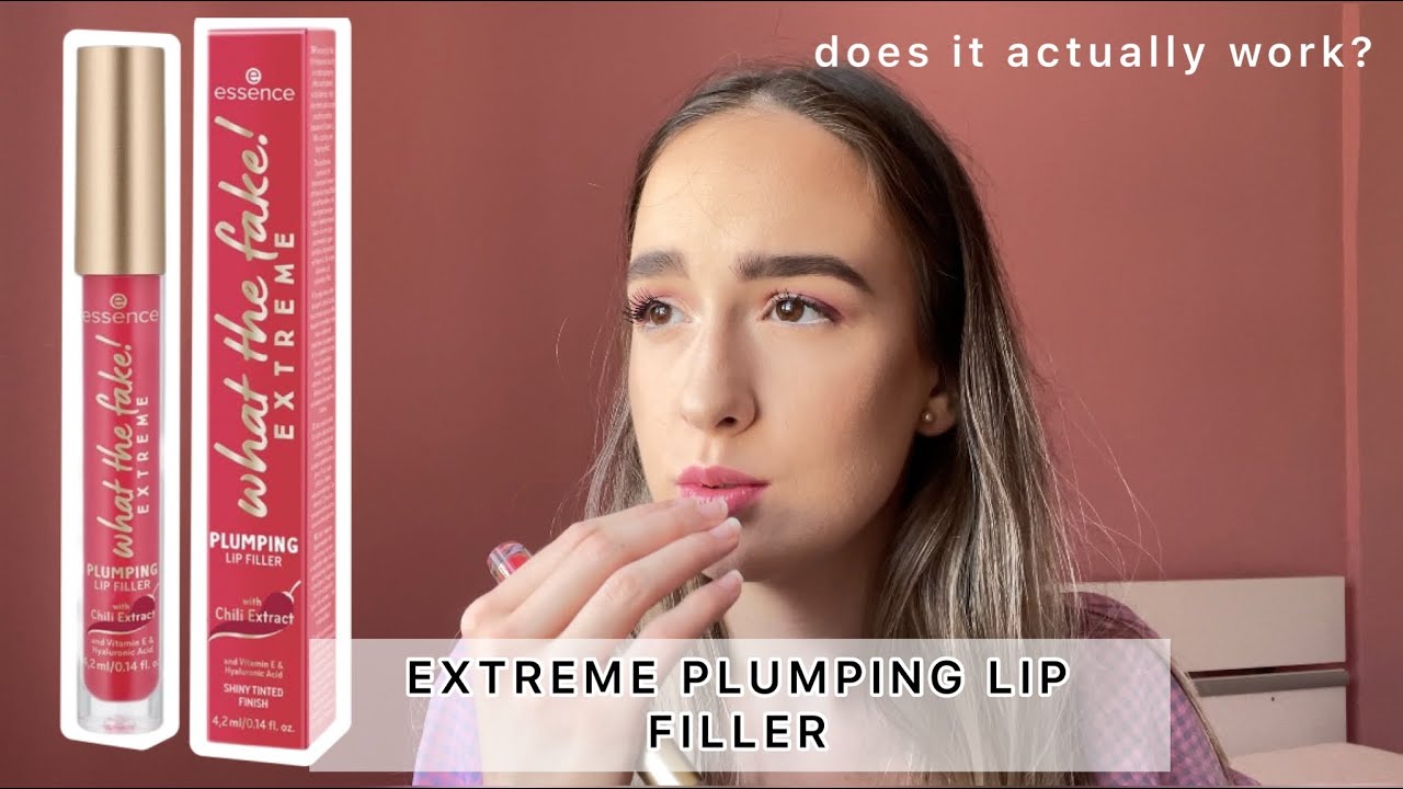 TESTING THE ESSENCE WHAT THE FAKE! *EXTREME* PLUMPING LIP FILLER! does it actually work?!