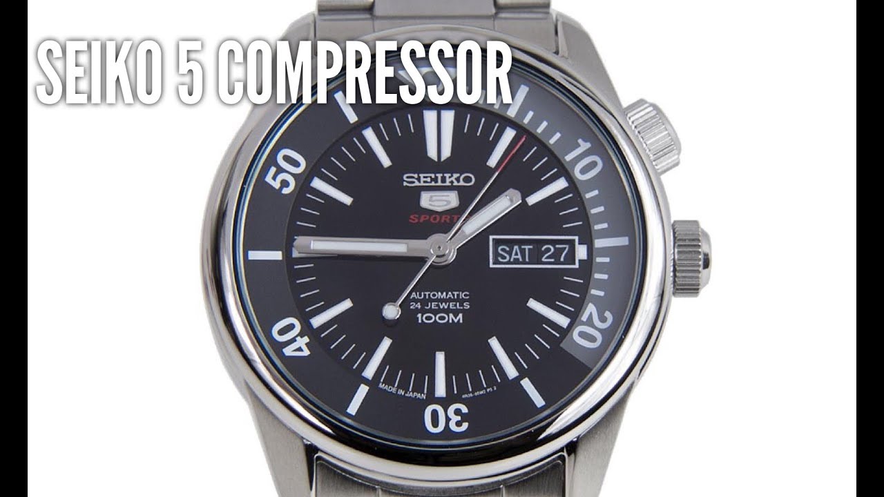Seiko 5 SRPB27 Automatic Compressor Diving Watch Review   Made in Japan