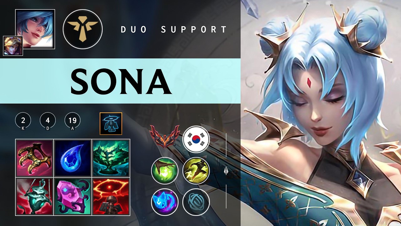 Sona Support vs Wukong - KR Grandmaster Patch 26.05