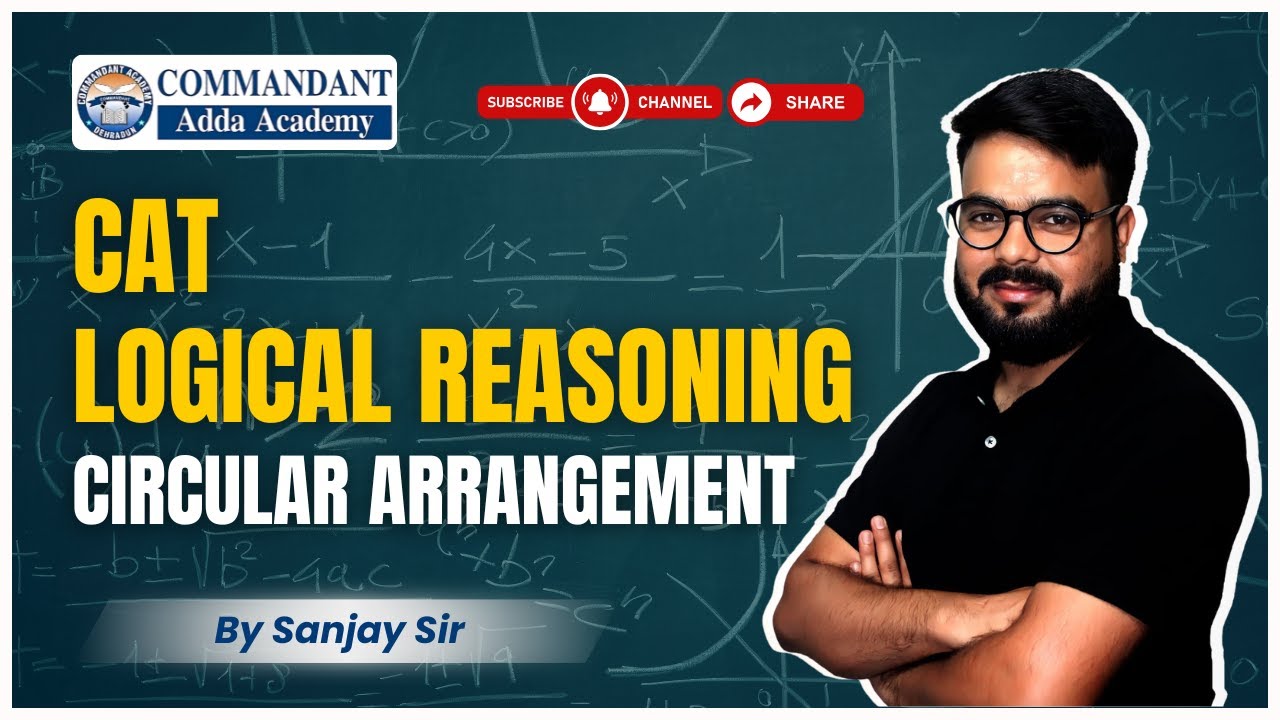 Circular Arrangement Tricks | CAT 2025 LRDI | Complete Concept Explained
