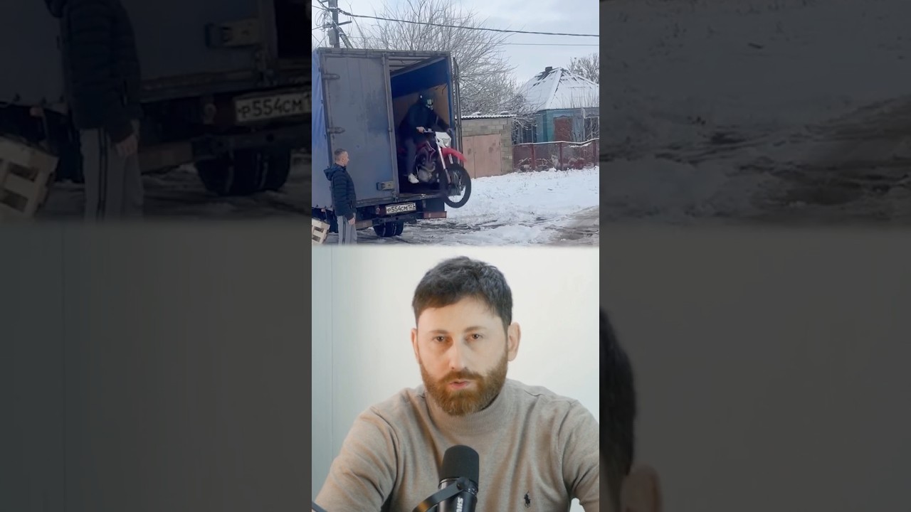 Мотоцикл съежает со спуска #мотоцикл #эндуро