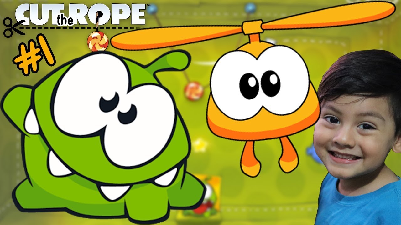 Cut the Rope 2 | Om Nom y Roto comen Caramelos | Juegos para niños