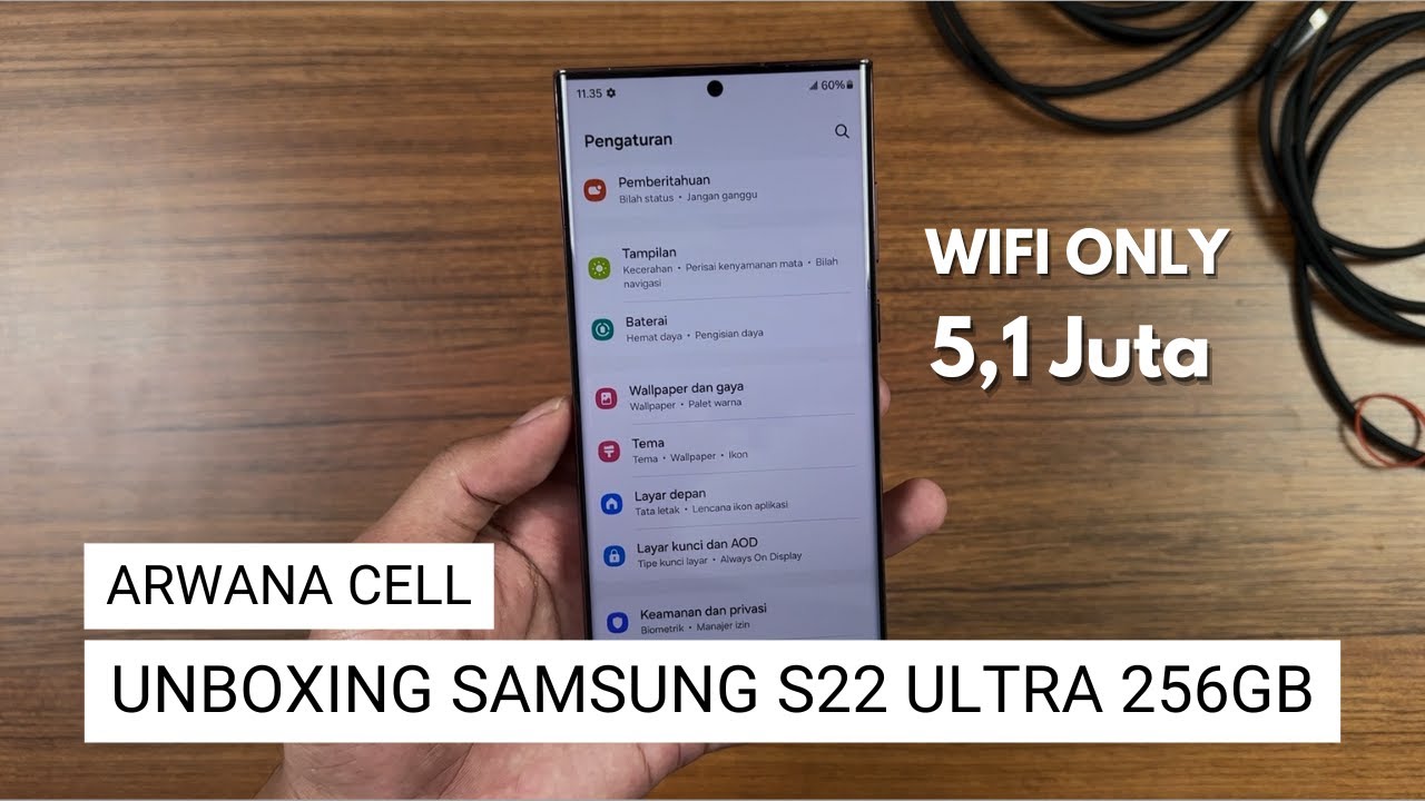 Unboxing Samsung S22 Ultra 256gb Ex Inter Wifi Only