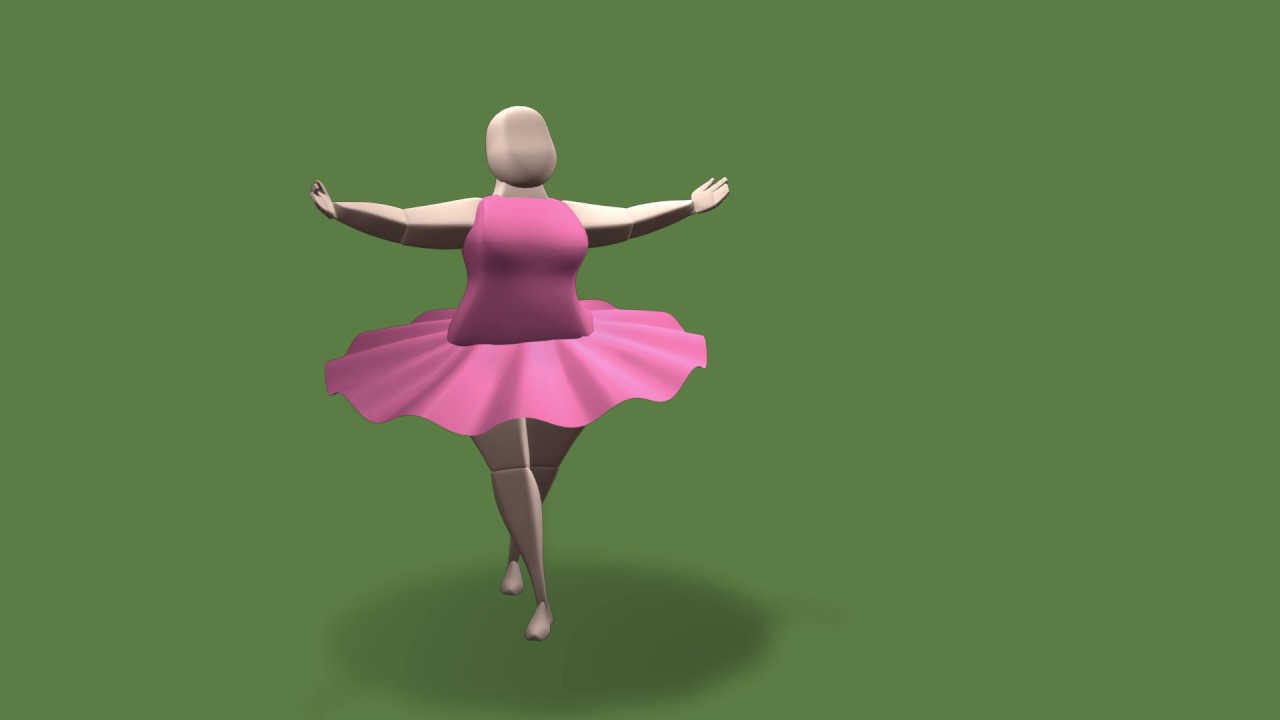 Ballet dance - 3D Animation