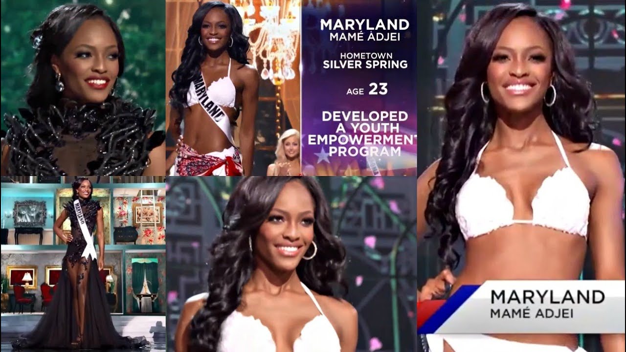 Mamé Adjei, Miss Maryland USA 2015 (4th Runner-Up)