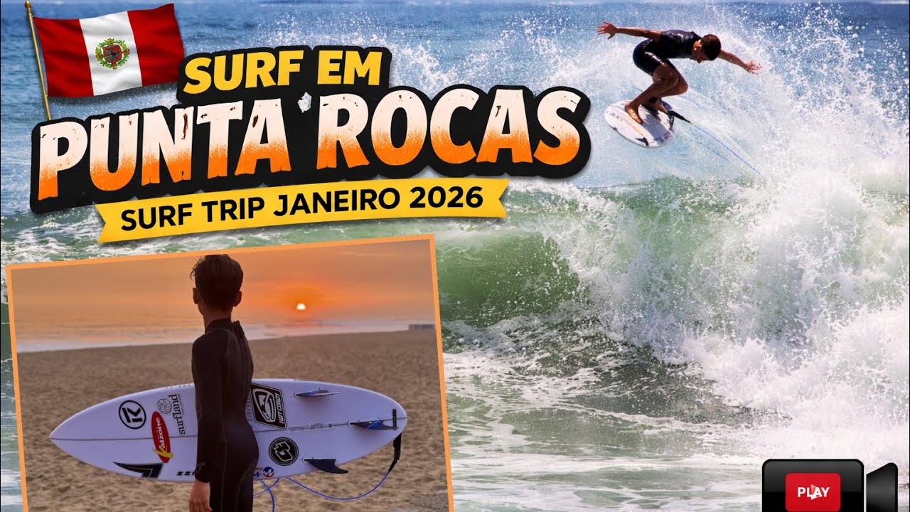 Punta Rocas - Peru | SurfTrip Janeiro de 2026 | Altas Olas e muito Surf neste pico irado no Peru🇵🇪